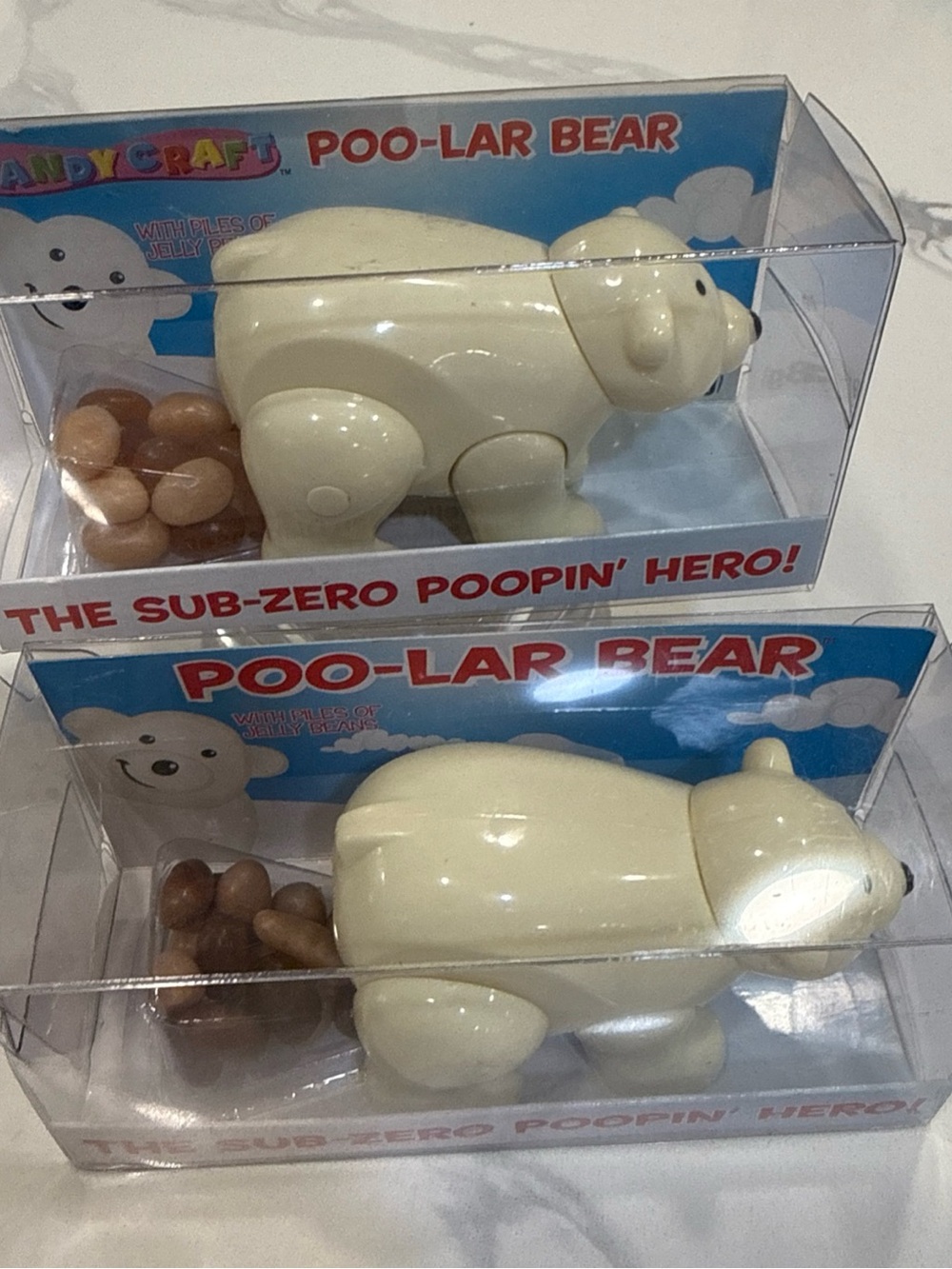Poo-Lar Bear Kids Novelty Toy - Cream